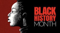 a black history month poster with a woman's face